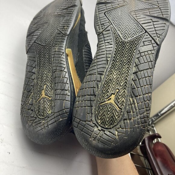 Nike Air Mars Jordan 270 Mens Sz 11 Basketball Shoes Black Gold CD7070-007 READ* - Picture 8 of 16